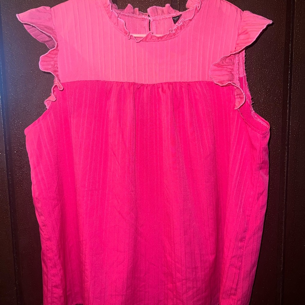 Vibrant Pink Sleeveless Top
